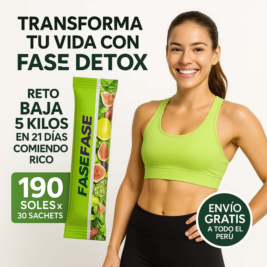 FASE DETOX – Pierde 5 Kilos Comiendo Rico y Sintiéndote Plena