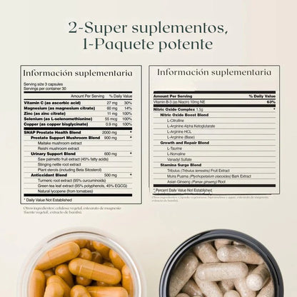 Prostate Health + Nitric Oxide – Para que vuelvas a rendir… en todo