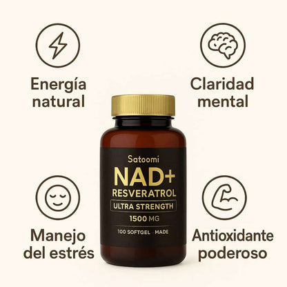 Pack Dúo Ashwagandha + NAD+Resveratrol – Stop envejecimiento, recupera tu fuerza 🔥