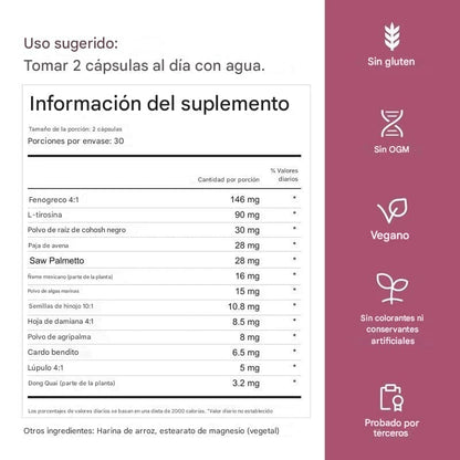 True Fem® 13 en 1 – El Suplemento Natural que Equilibra Tus Hormonas y Potencia Tu Belleza Femenina desde Adentro